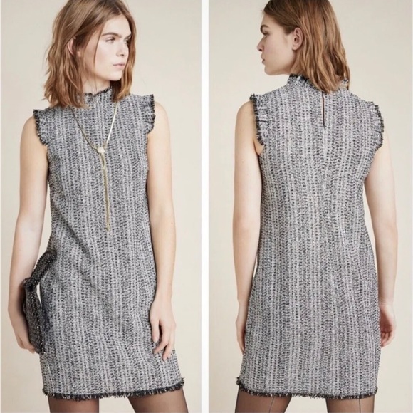 Anthropologie Tweed Dress NWT - Picture 2 of 6